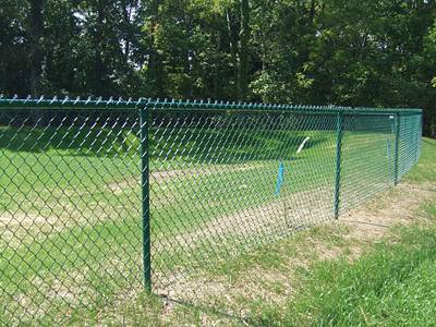 Farm protection chain link fence