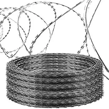 Concertina hot dipped galvanized razor barbed wire