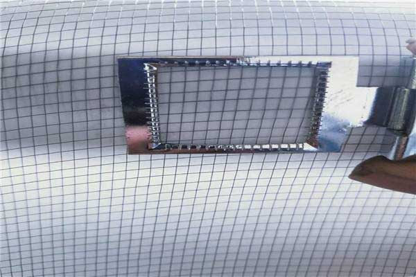 Galvanized square mesh