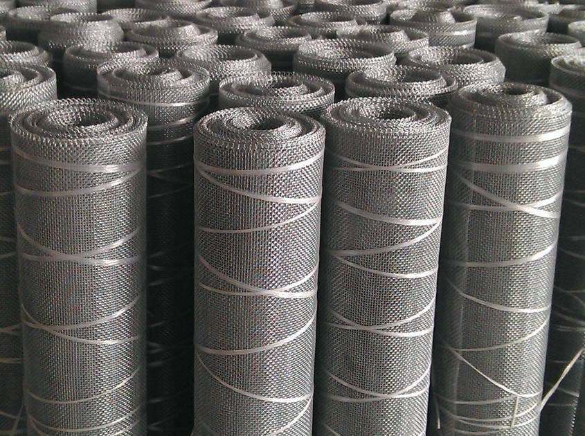 Construction process of galvanized steel wire mesh