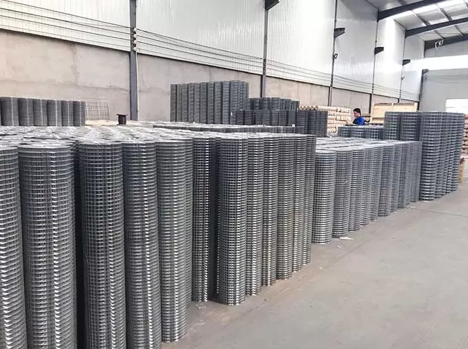 The use of galvanized welded wire mesh