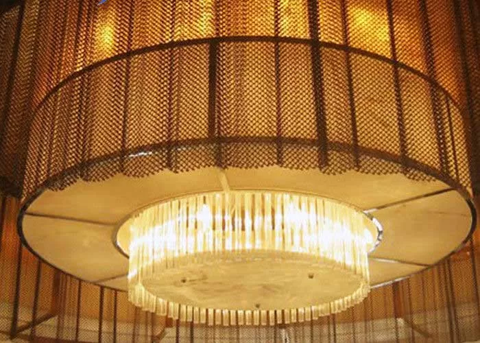 The appearance of the metal decorative mesh building