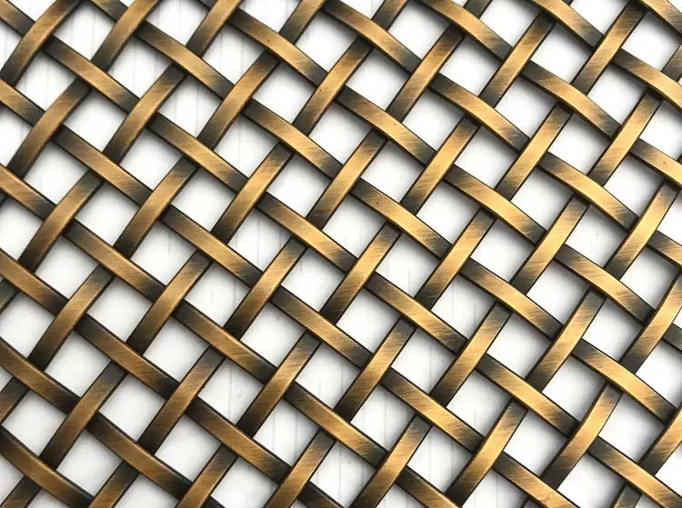 Common weaving methods of metal decorative mesh
