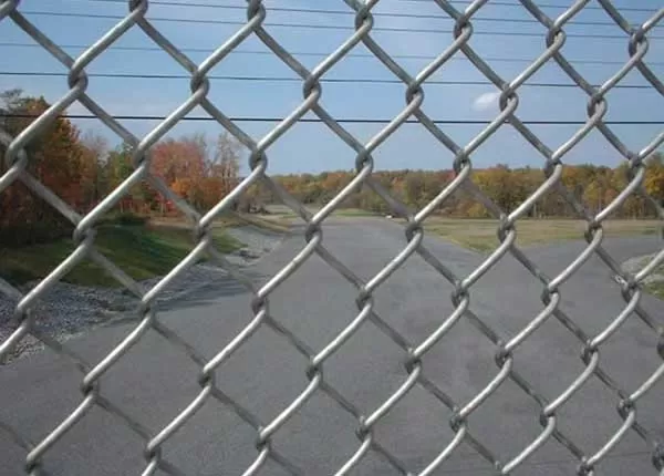 To beautify the environment, you can use chain link fence and turf in combination