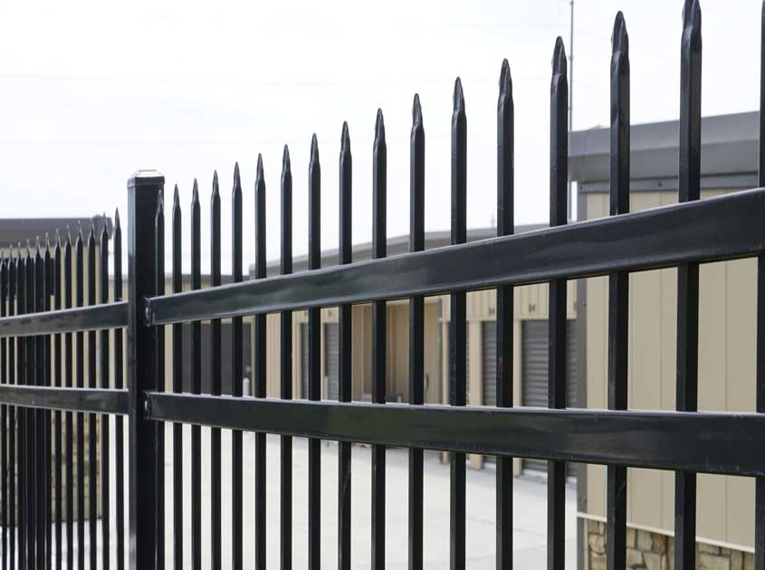 Daily maintenance of steel fence