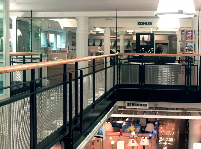 Application places of architectural metal curtain wall mesh