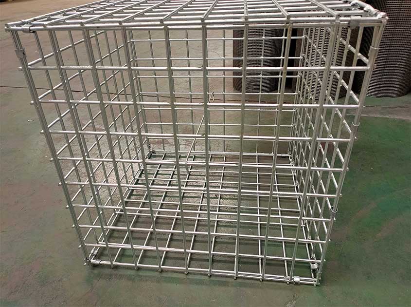 Multiple applications of welded gabion mesh in the petroleum industry