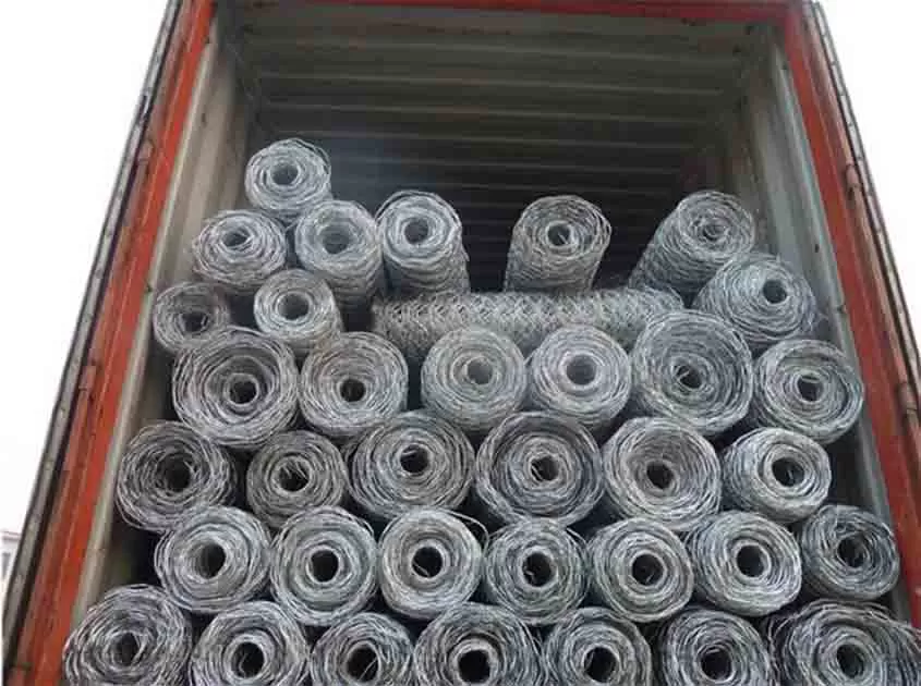 Does chicken wire mesh offer any level of fire resistance