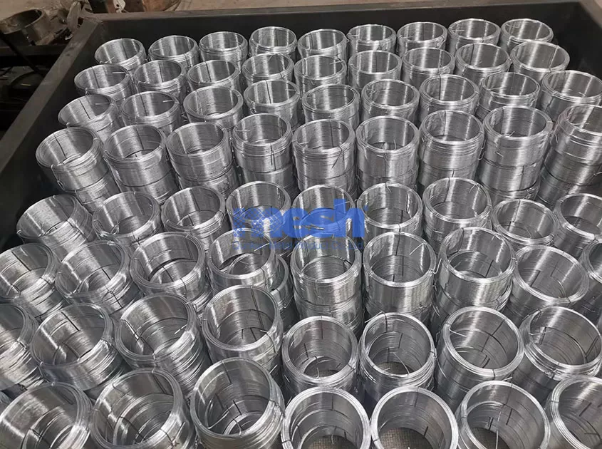 Temporary Installation Solution: Multipurpose Application of Small Coil Wire Mesh