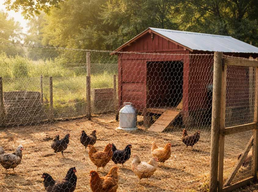 Hexagonal Wire Mesh for Garden and Agricultural Applications