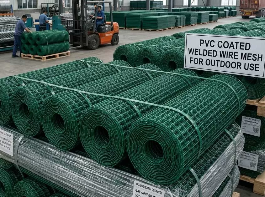 PVC Coated Welded Wire Mesh for Outdoor Use