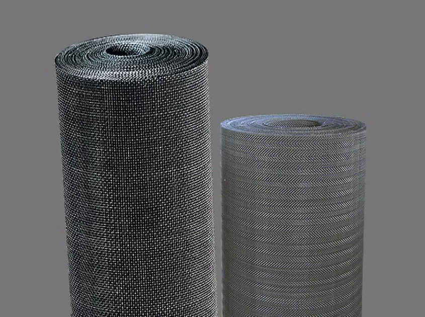 Black Mesh Screen