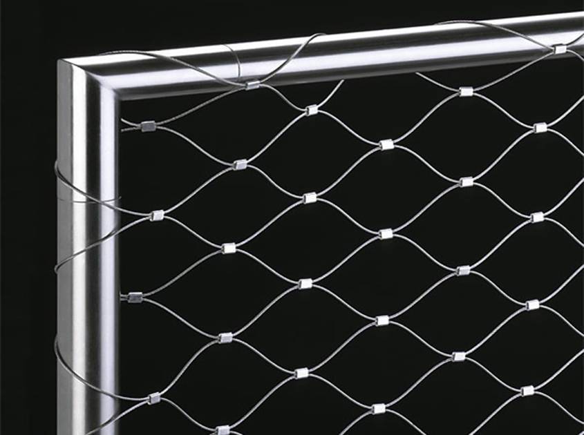 stainless steel wire rope mesh fence free sample