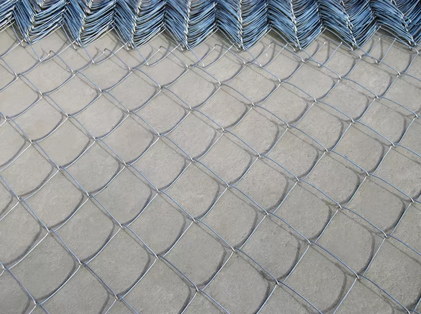 Galvanized Cyclone Fence